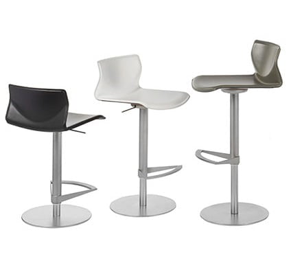 Kai barkruk RVS frame/Leer - Afbeelding 4
