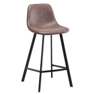 Industriële barkruk Maret bruin 65cm