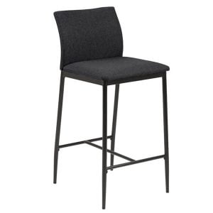 Sammy barkruk 67cm grijs stof