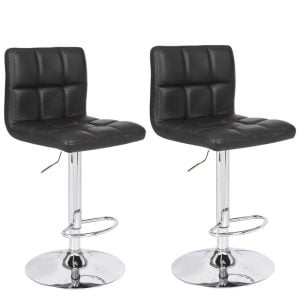 Set van 2 Grace Barkrukken Zwart