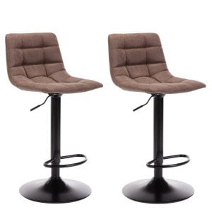 Set van 2 Casoria Vintage Barkrukken bruin