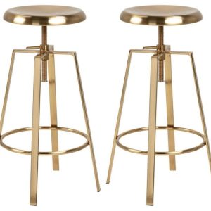 Set van 2 Monaco barkrukken Koper