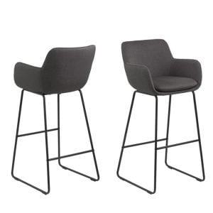 Set van 2 Hannah Barkrukken Donkergrijs