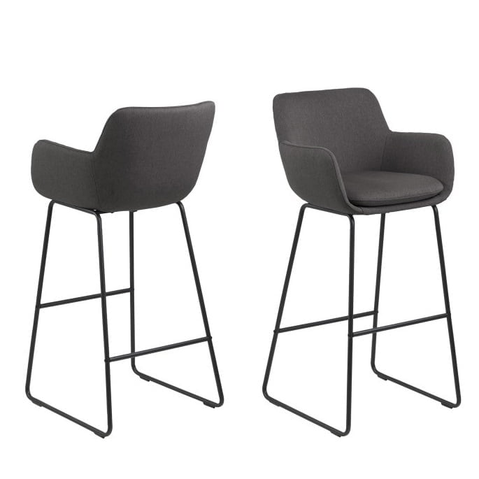 Set van 2 Hannah Barkrukken Donkergrijs