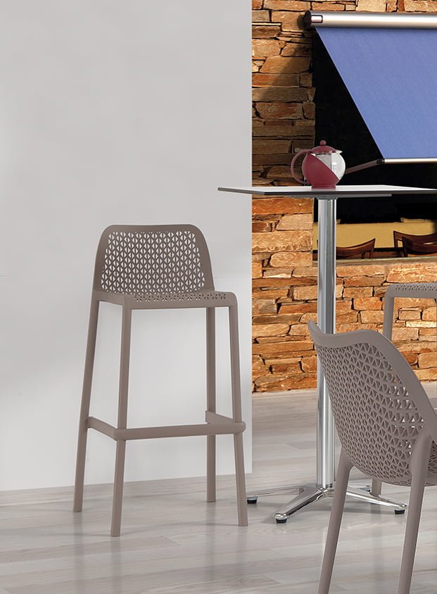 Turtle barkruk zwart - Afbeelding 2