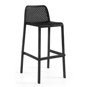 Turtle barkruk zwart