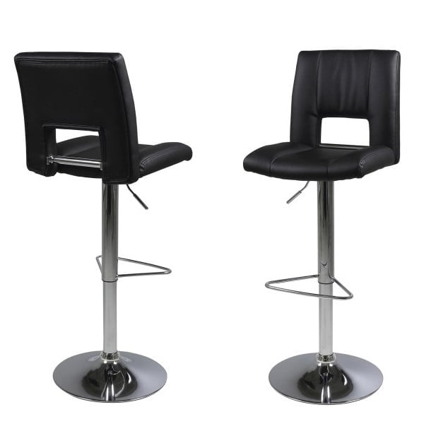 Set van 2 Wanda Barkrukken Zwart