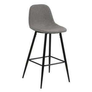 Industriële barkruk Wilma Lichtgrijs 63cm