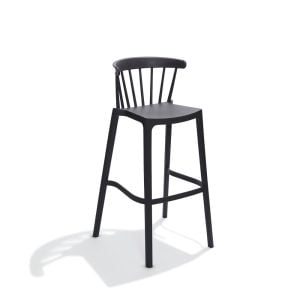 Windson barkruk antracietgrijs