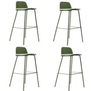 Set van 4 barkrukken Nadia 80cm groen
