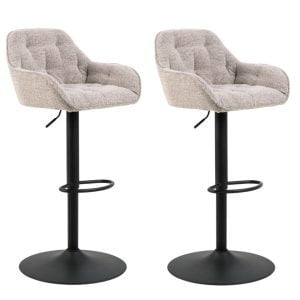 Set van 2 Innsbruck barkrukken zand stof, gasveer