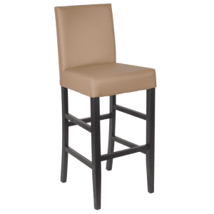Barbosma barkruk taupe kunstleder