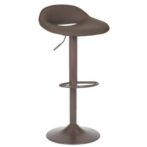 Almeria barkruk bruin kunstleder