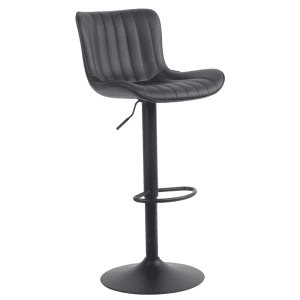 Bilbao barkruk zwart kunstleder