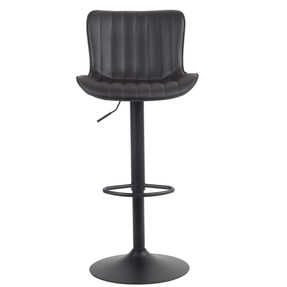 Bilbao barkruk zwart kunstleder - Afbeelding 3