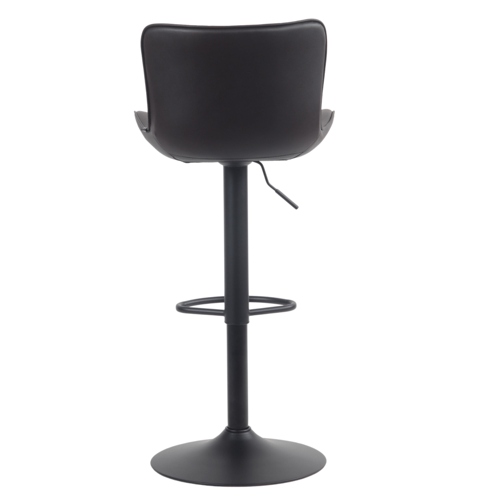 Bilbao barkruk zwart kunstleder - Afbeelding 2