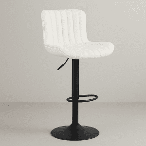 Bilbao barkruk creme teddy stoffering