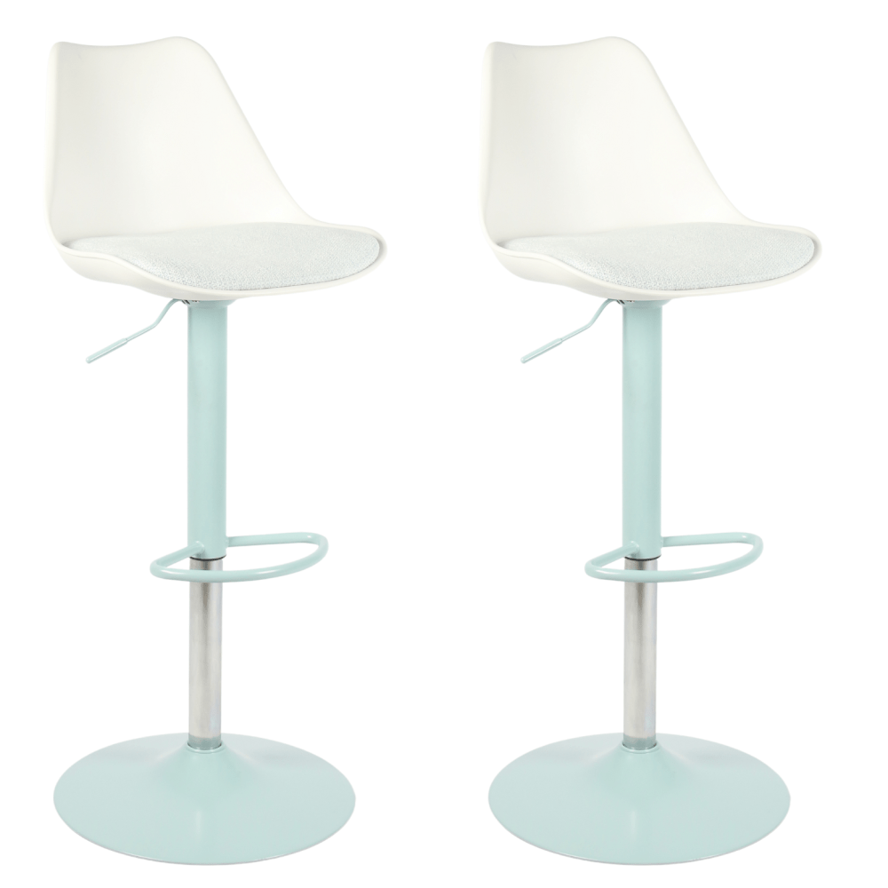 Set van 2 Marije barkrukken blauw