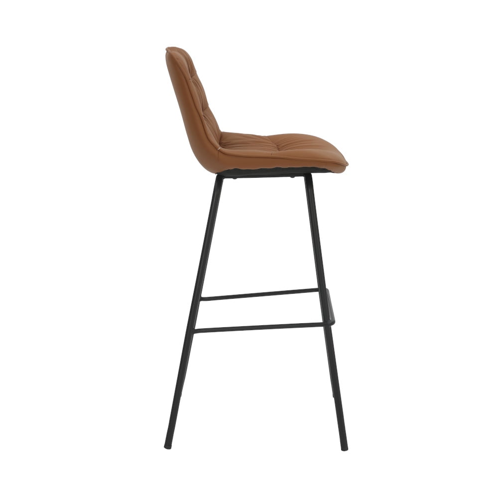 Cadiz barkruk cognac kunstleder, 80cm - Afbeelding 4