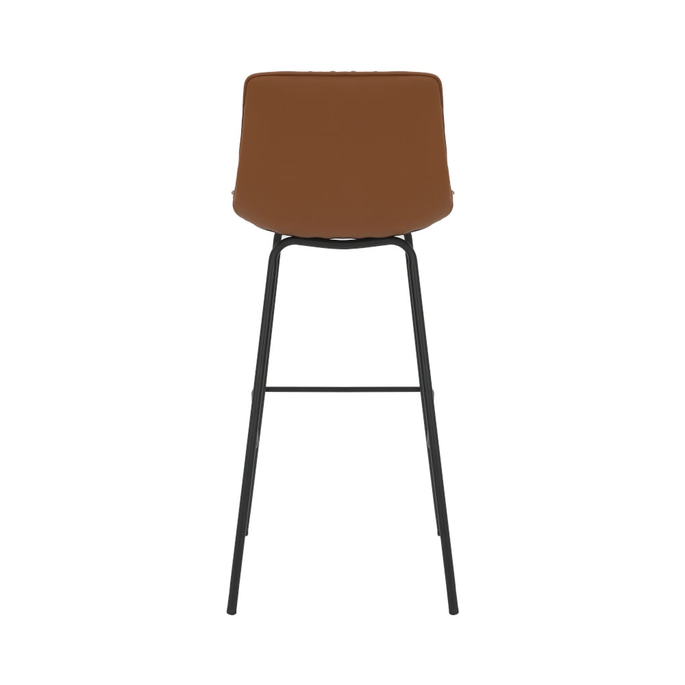 Cadiz barkruk cognac kunstleder, 80cm - Afbeelding 3