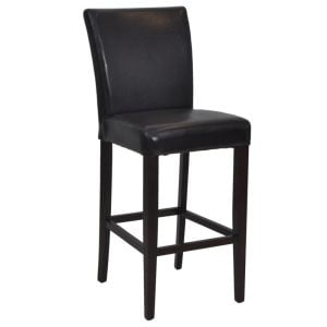 Barkruk Boss donkerbruin kunstleder 80cm