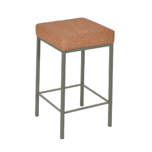 HMDH Ivar oranje stof, groen frame 65cm