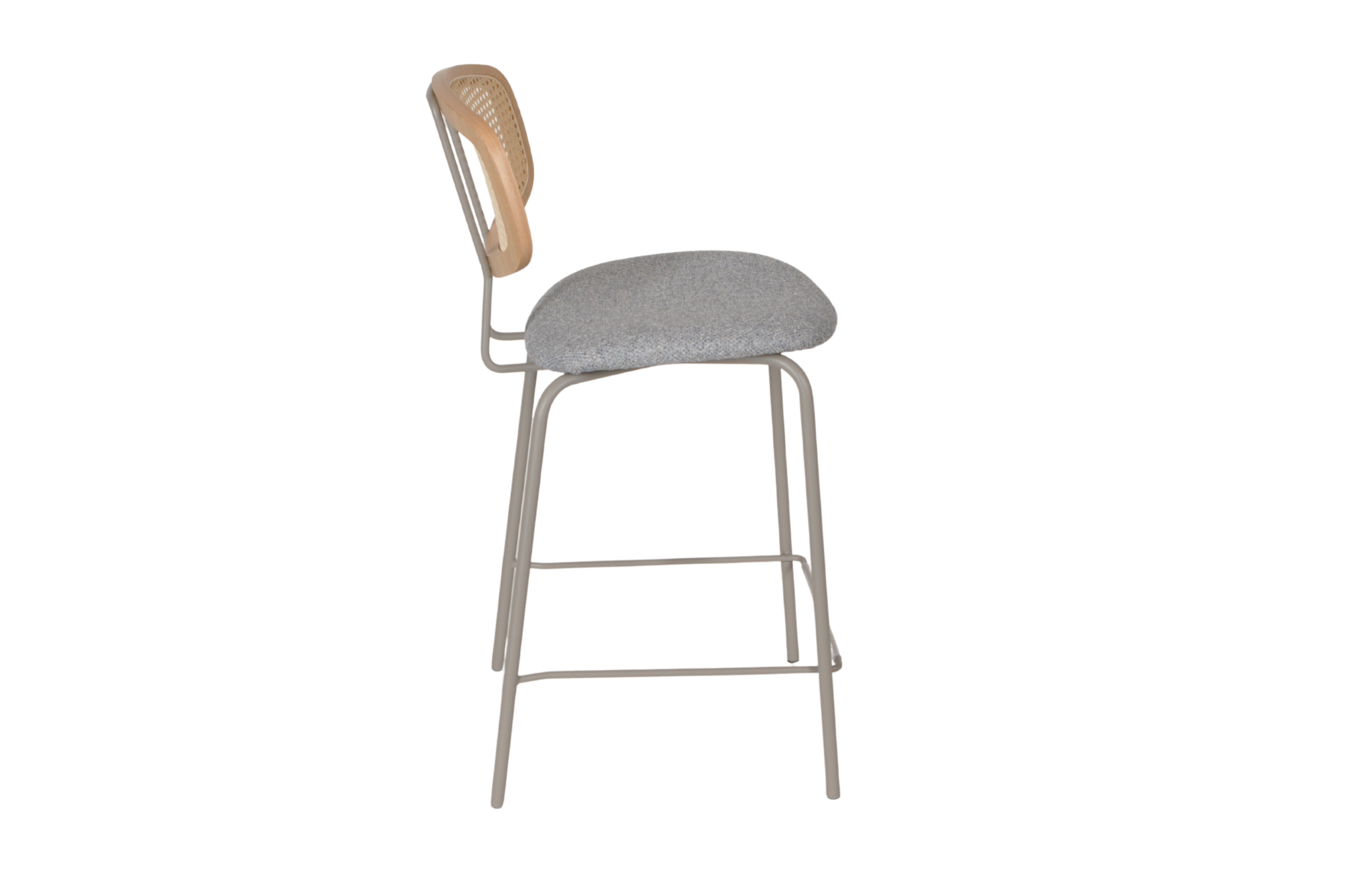 HMDH Sigurd blauwe stof, taupe frame 65cm - Afbeelding 3
