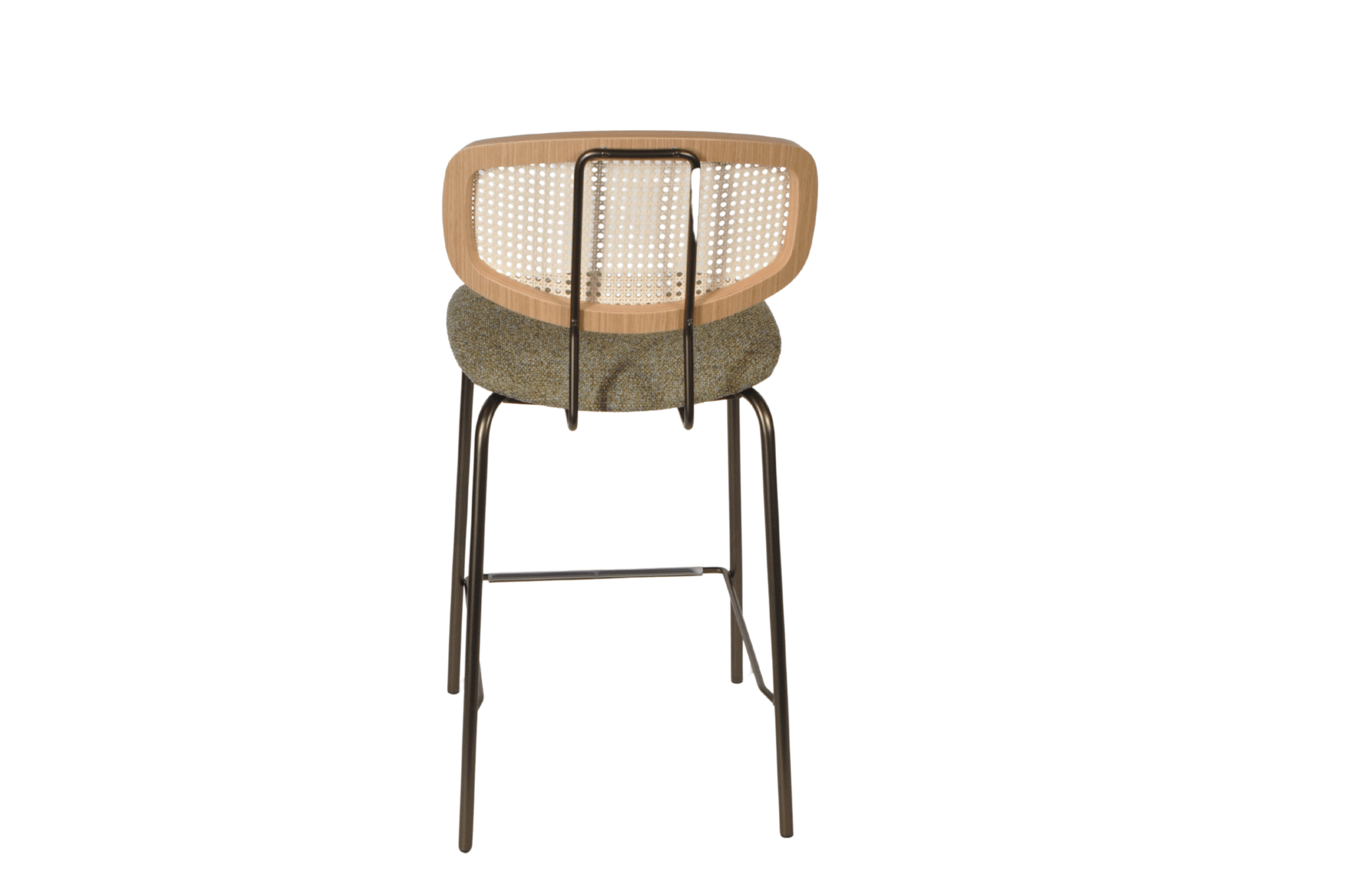 HMDH Sigurd groene stof, brons frame 65cm - Afbeelding 2