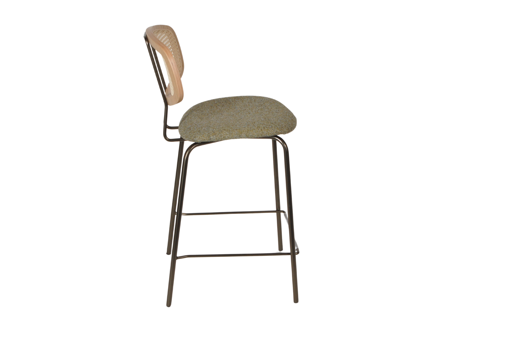 HMDH Sigurd groene stof, brons frame 65cm - Afbeelding 3