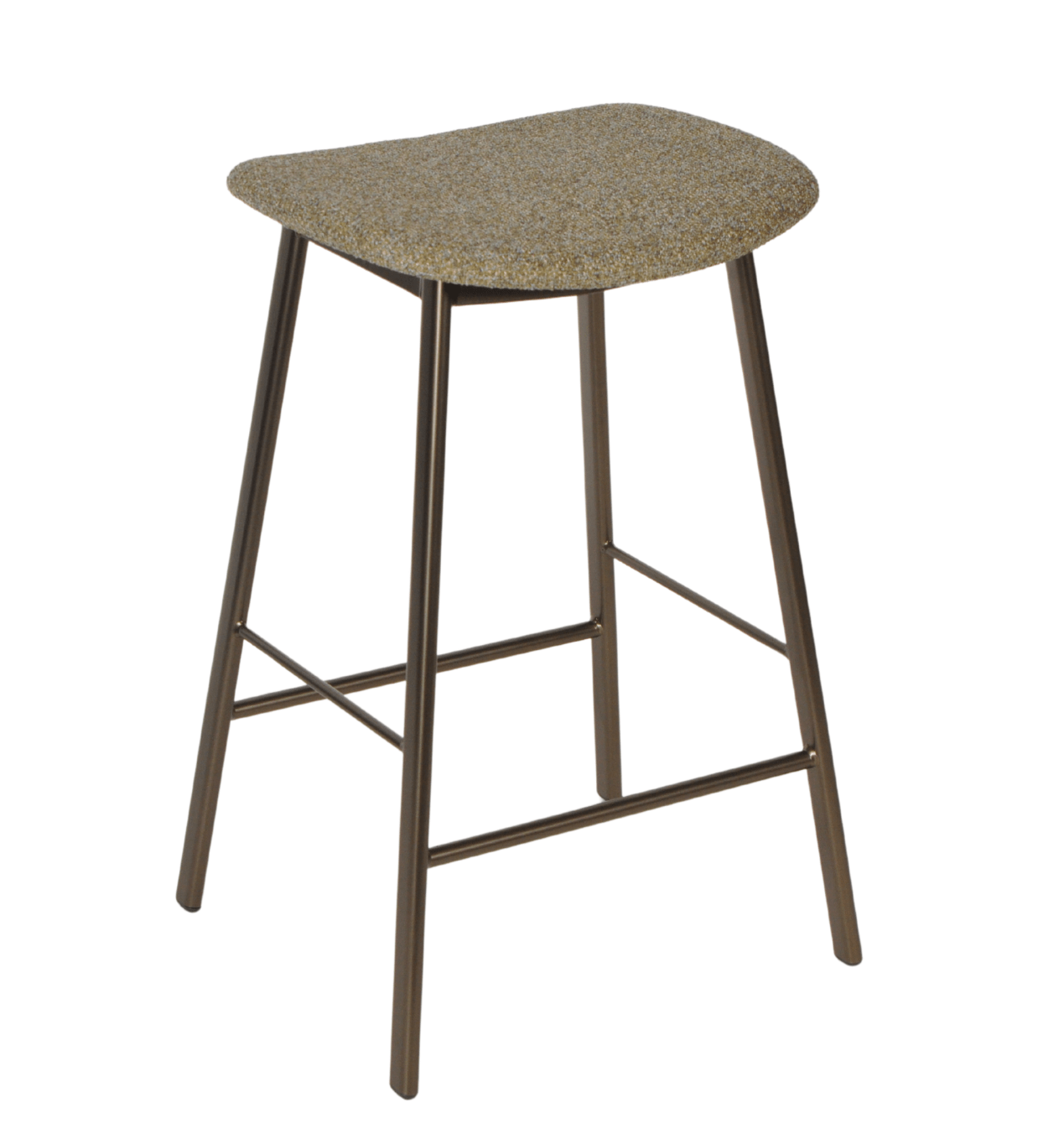 HMDH FJORD groene stof, brons frame 65cm