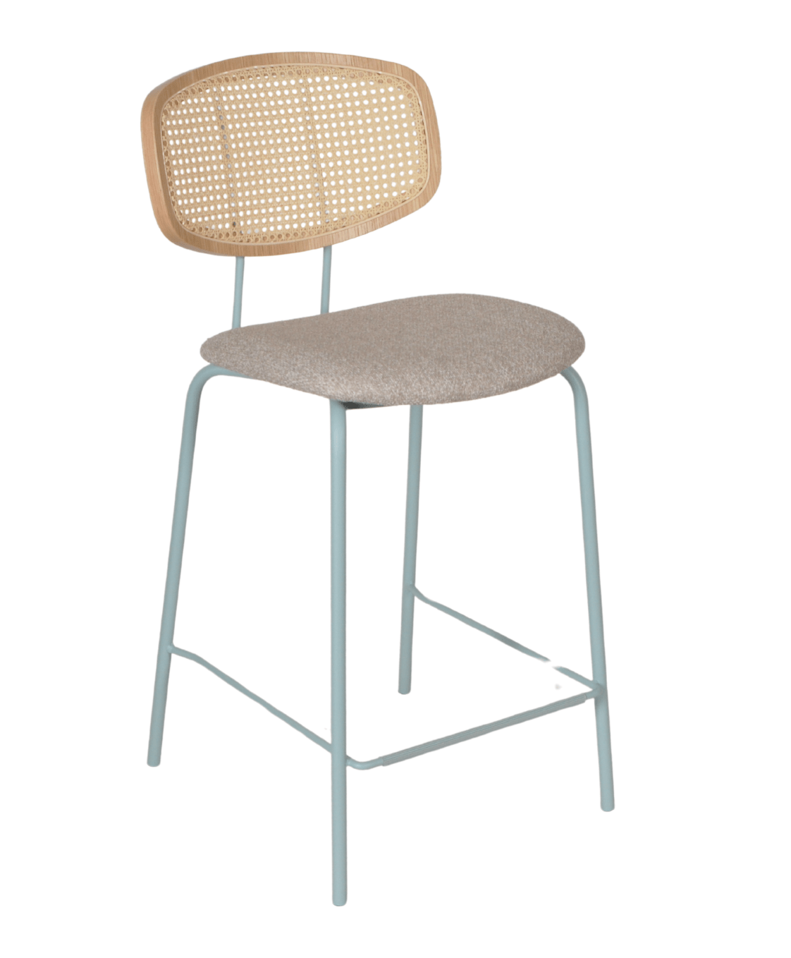 HMDH Sigurd zand stof, blauw frame 65cm