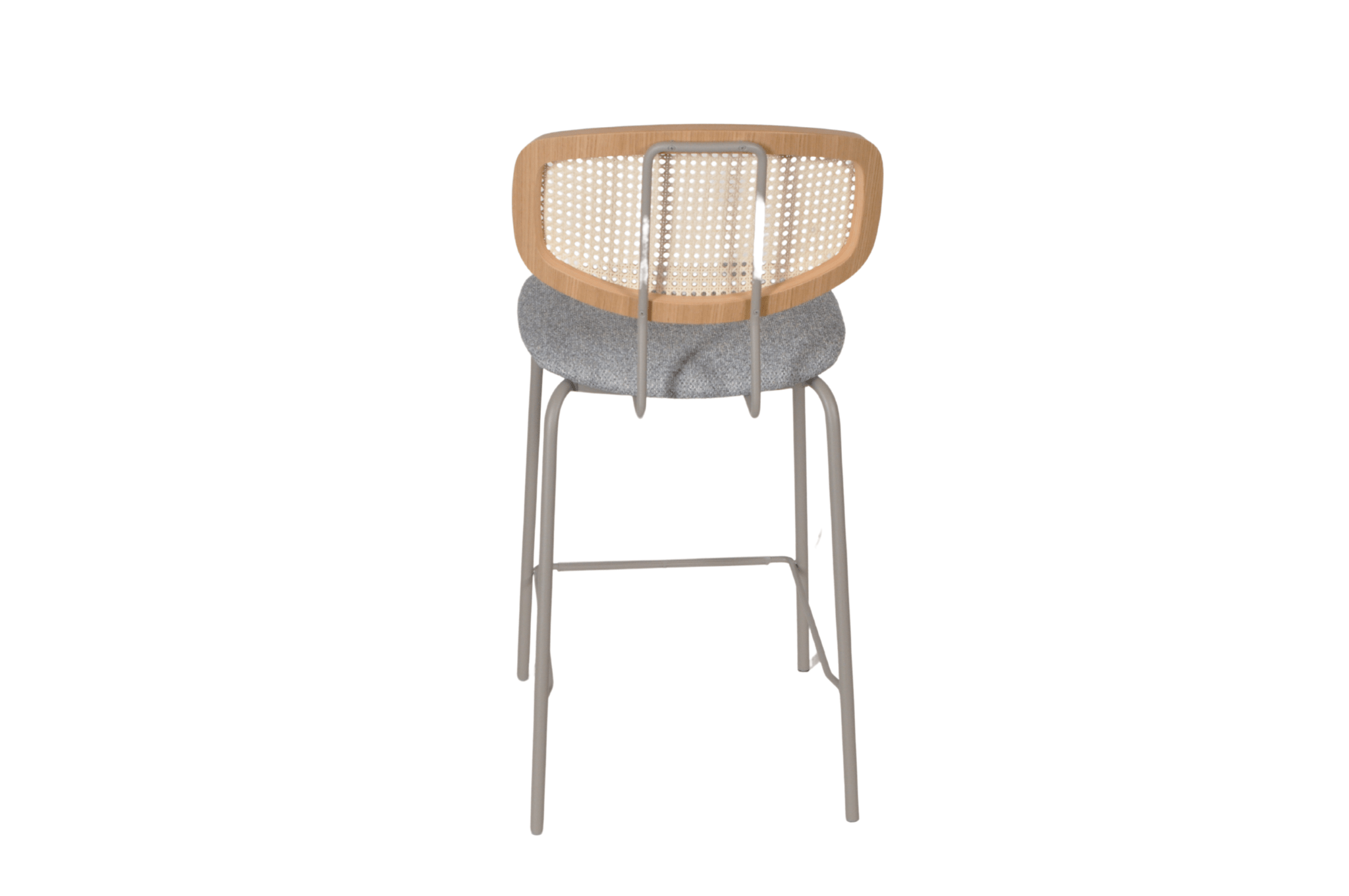 HMDH Sigurd blauwe stof, taupe frame 65cm - Afbeelding 4