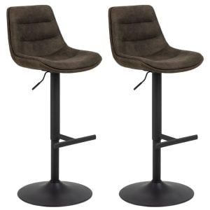 Set van 2 Jeremy barkruk Antraciet