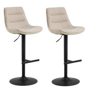Set van 2 Jeremy barkruk Zand Stof