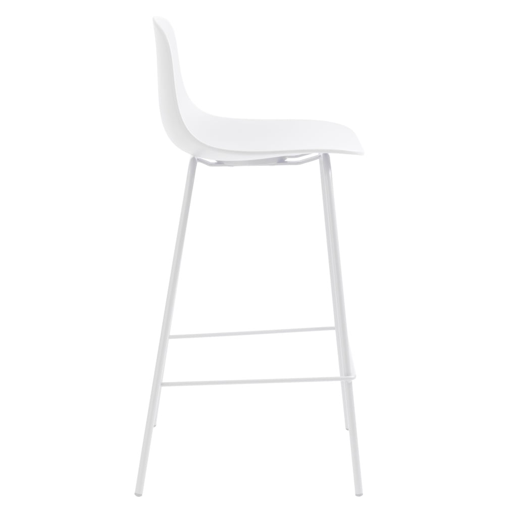 Whitby barkruk wit kunststof 67cm - Afbeelding 2
