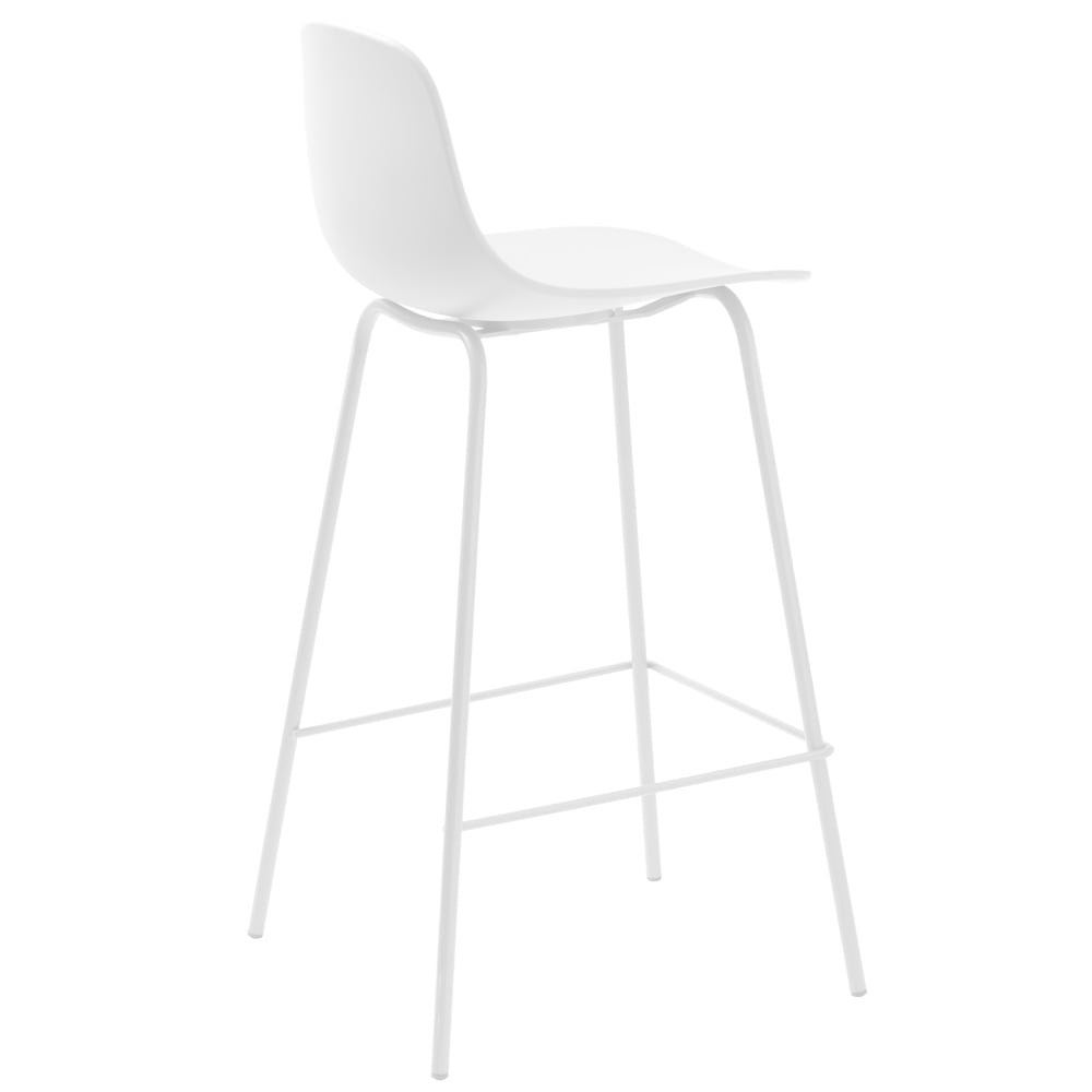 Whitby barkruk wit kunststof 67cm - Afbeelding 3