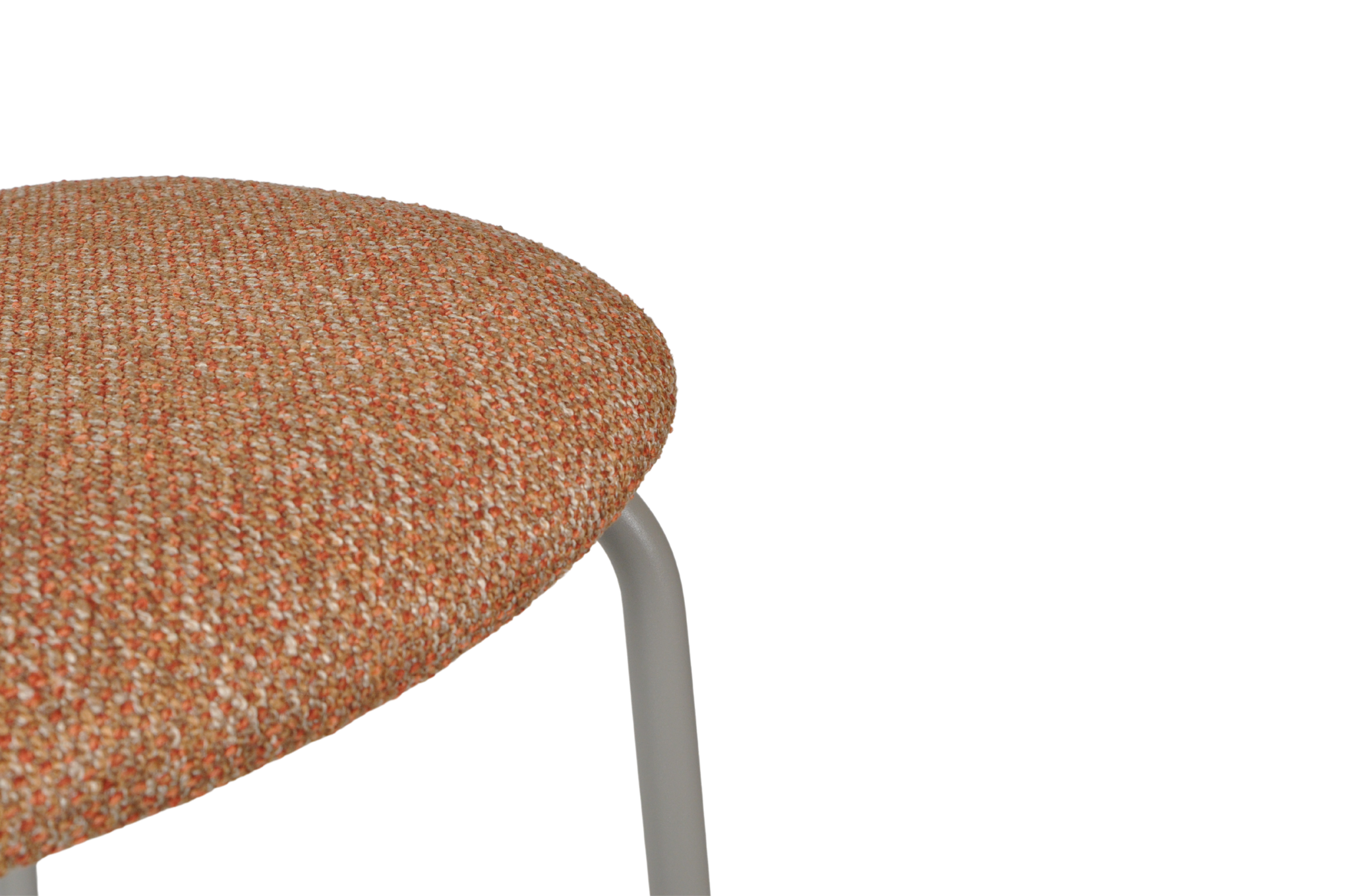 HMDH Sigurd oranje stof, taupe frame 65cm - Afbeelding 3