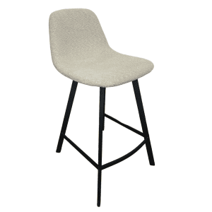 Griffard barkruk Teddy stoffering 65cm of 80cm