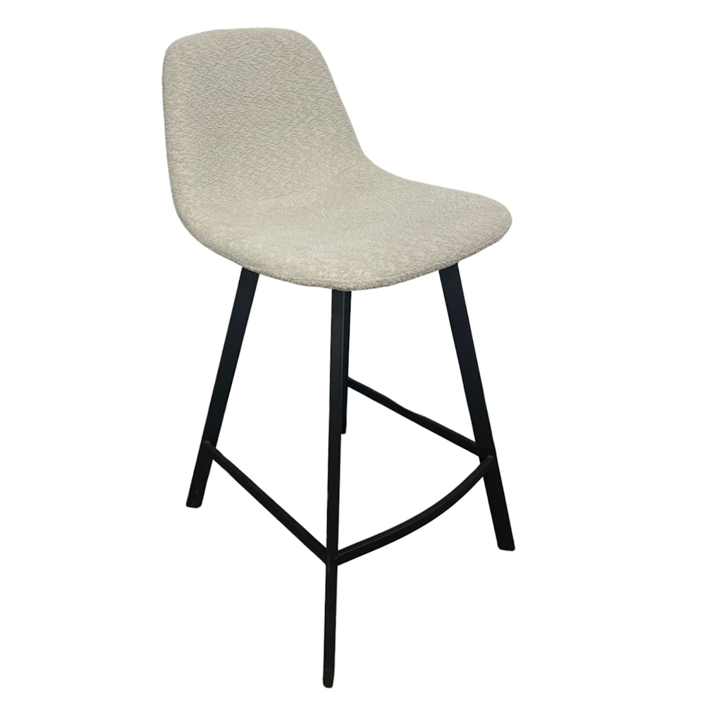 Griffard barkruk Teddy stoffering 65cm of 80cm