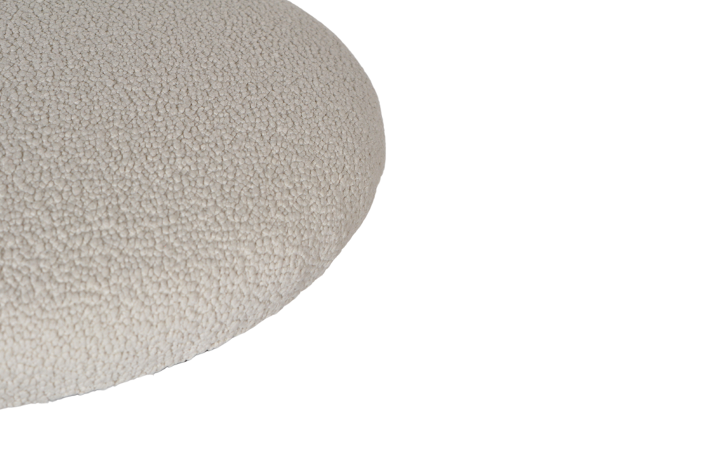 Industriële barkruk Grand Café teddy stoffering - Afbeelding 2