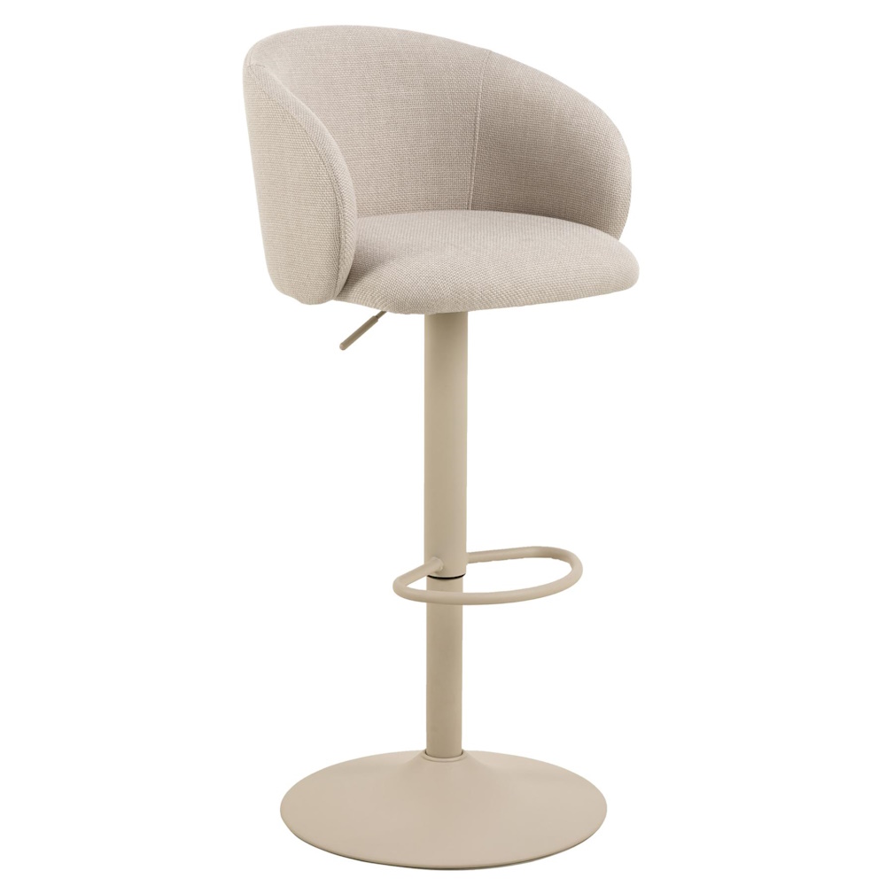 Gianna barkruk beige basel, gasveer beige
