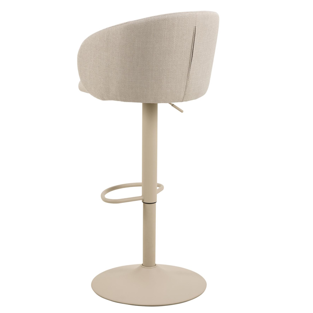 Gianna barkruk beige basel, gasveer beige - Afbeelding 2