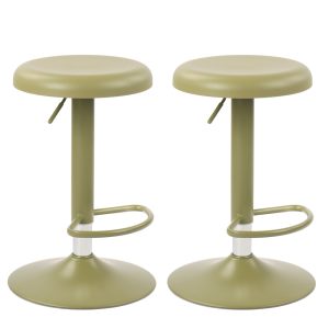 Set van 2 Fenna Barkrukken groen Kunststof