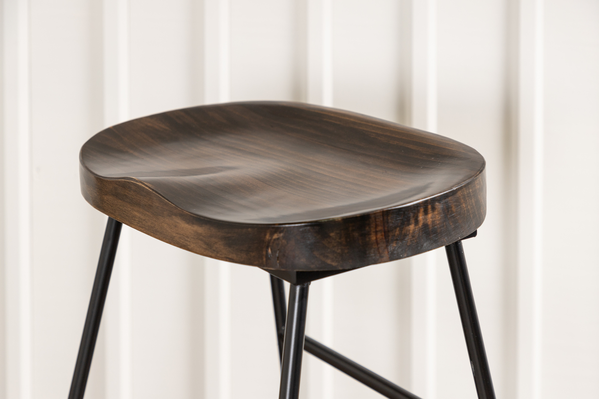 Leevi Barkruk Hout 74cm - Afbeelding 2