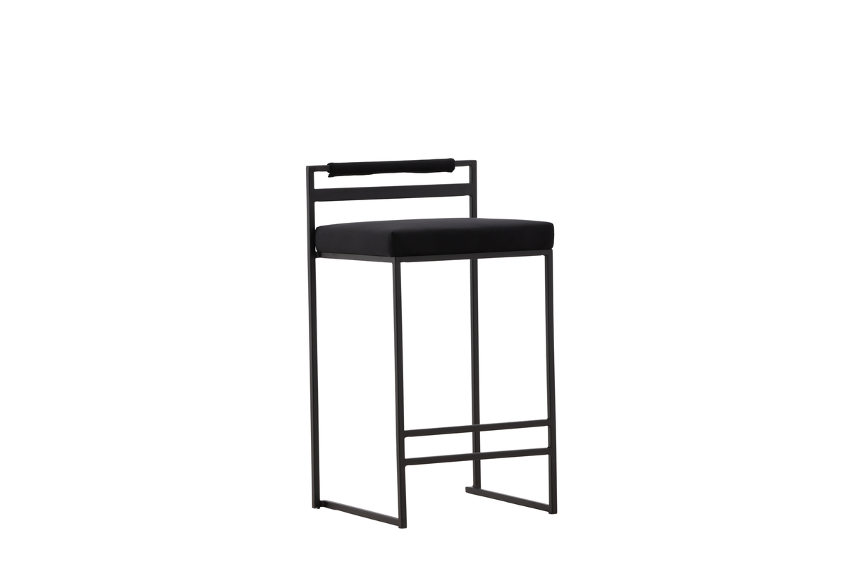 Set van 2 Heikki Barkrukken Zwart 58cm - Afbeelding 3