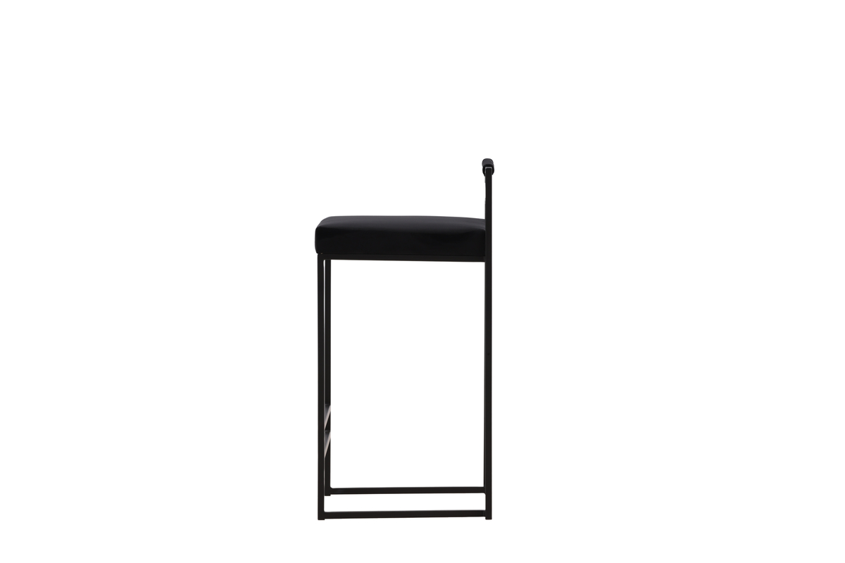 Set van 2 Heikki Barkrukken Zwart 58cm - Afbeelding 2