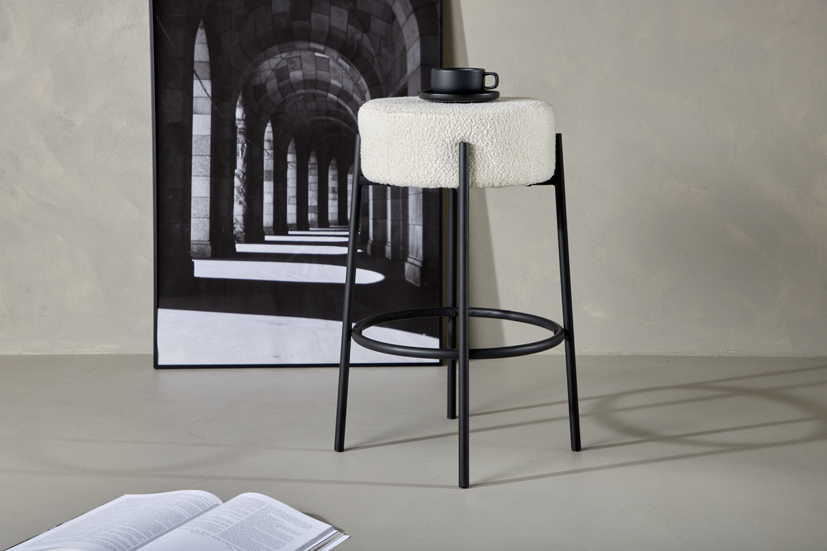 Timo Barkruk Wit Boucle 70cm - Afbeelding 8