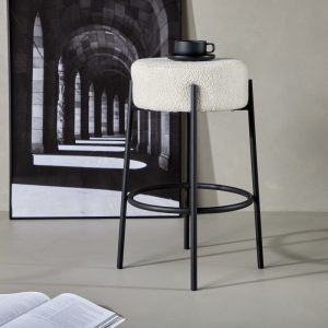 Timo Barkruk Wit Boucle 60cm
