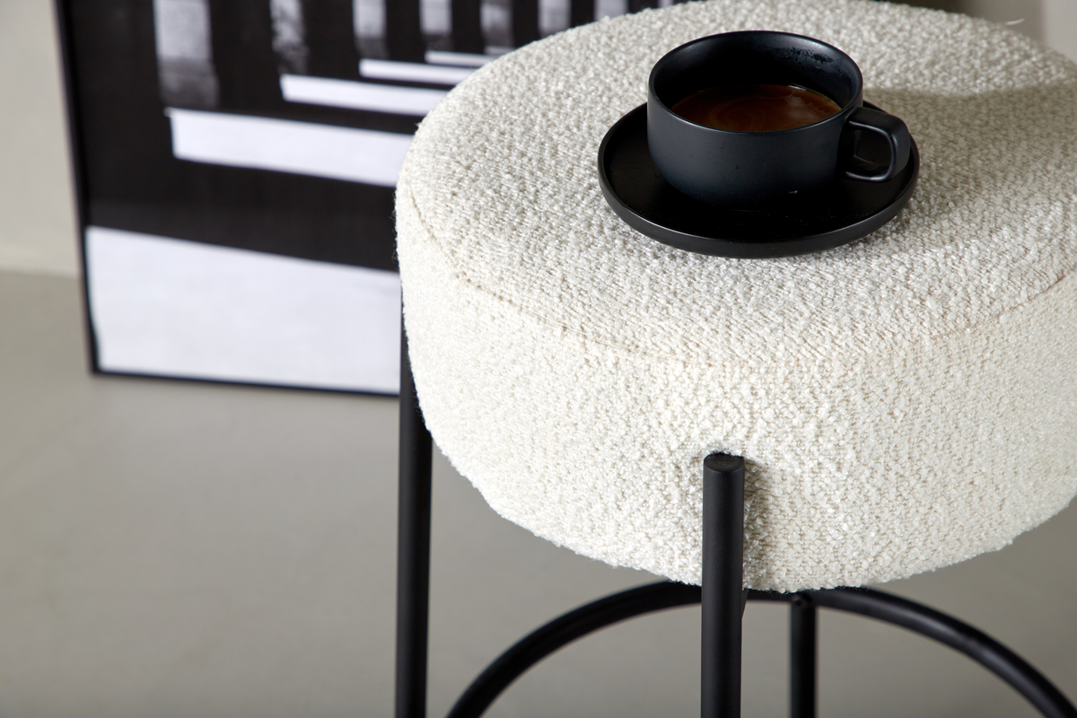 Timo Barkruk Wit Boucle 70cm - Afbeelding 6