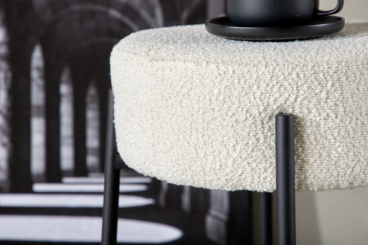 Timo Barkruk Wit Boucle 70cm - Afbeelding 7